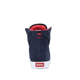 Dámské Kotníkové Boty Supra SKYTOP Tmavě Blankyt/Bílé | CZ-16604